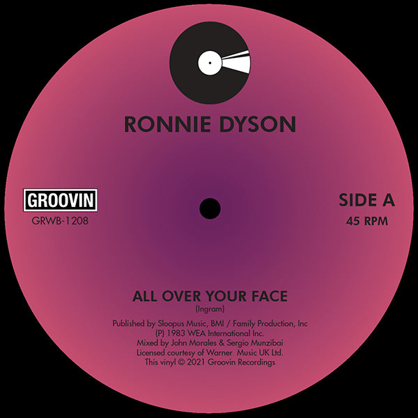 RONNIE DYSON - ALL OVER YOUR FACE