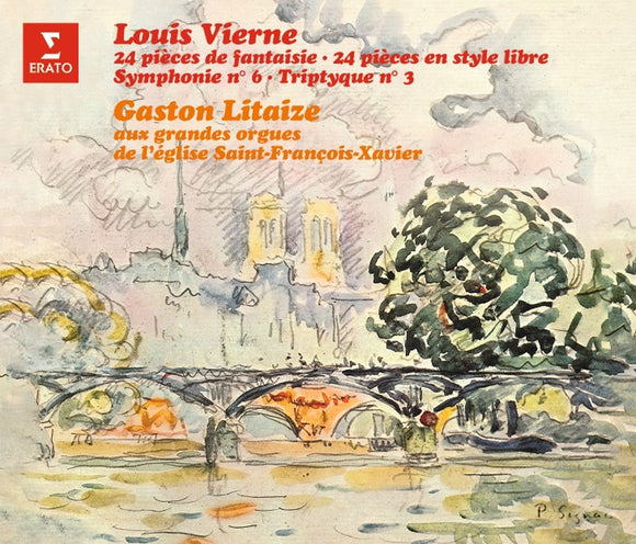 Gaston Litaize - LOUIS VIERNE: 24 PiÈces de fantaisie, 24 PiÈces en;GR: libre, Symphonie No 6 Triptyque