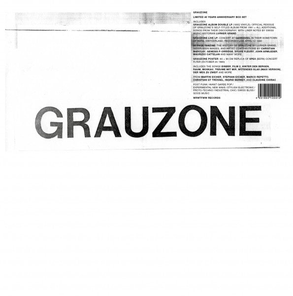 Grauzone - Limited 40 Years Anniversary Box Set