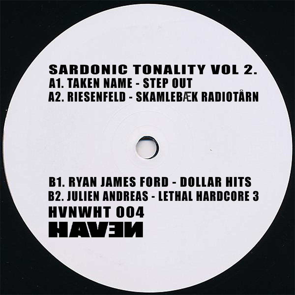 TAKEN NAME/REISENFELD/RYAN JAMES FORD/JLUIEN ANDREAS - Sardonic Toniality Vol 2 (hand-stamped 12")