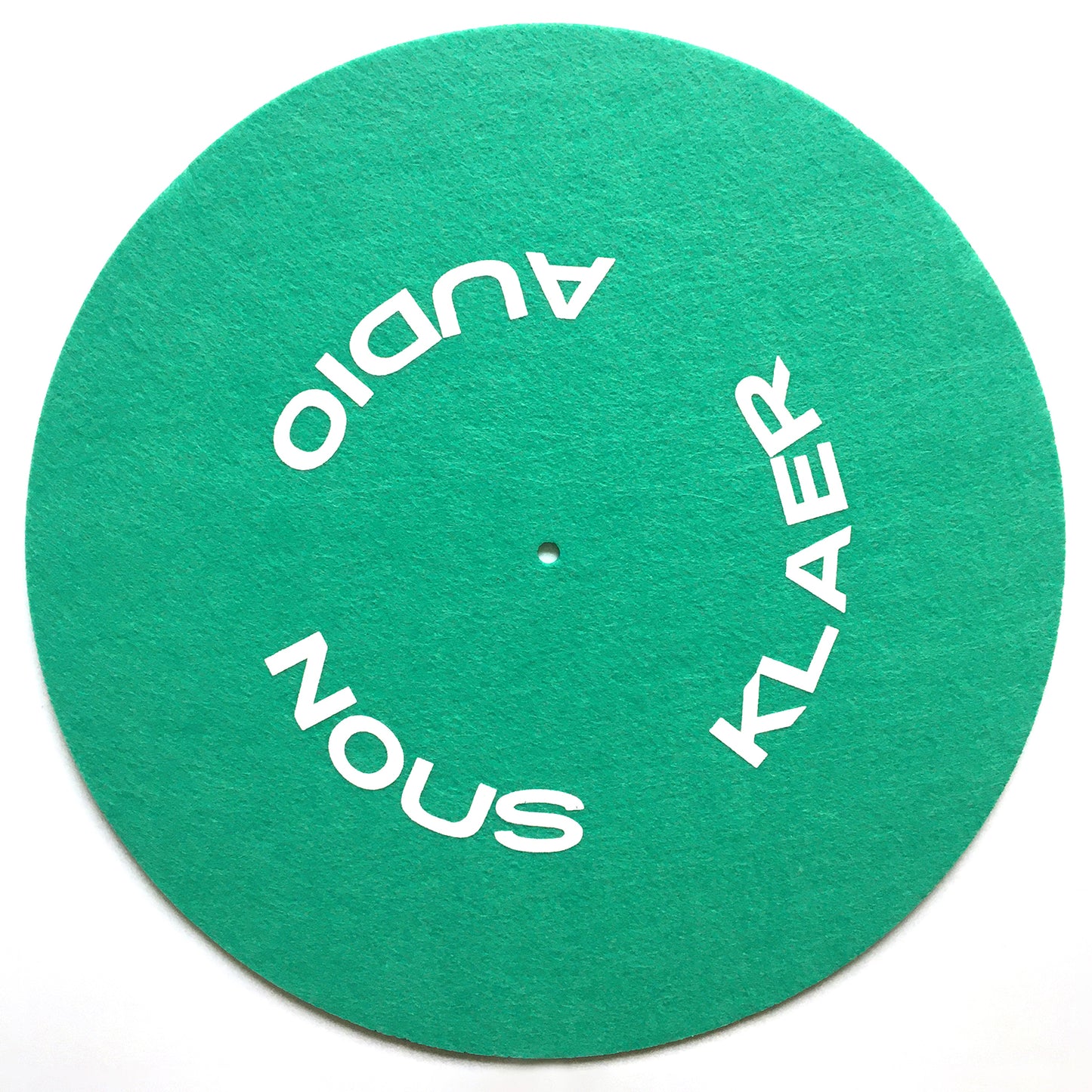Nous'klaer Audio - Nous'klaer Audio 'Text' Slipmat Mint Green