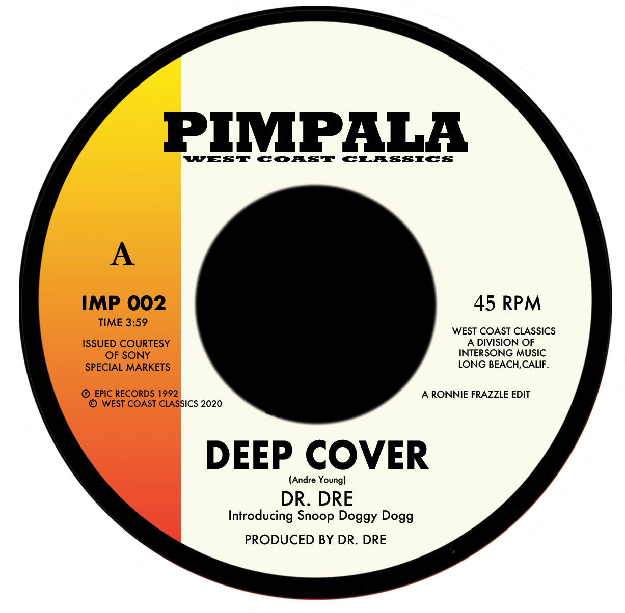 DR DRE - DEEP COVER (One per customer)