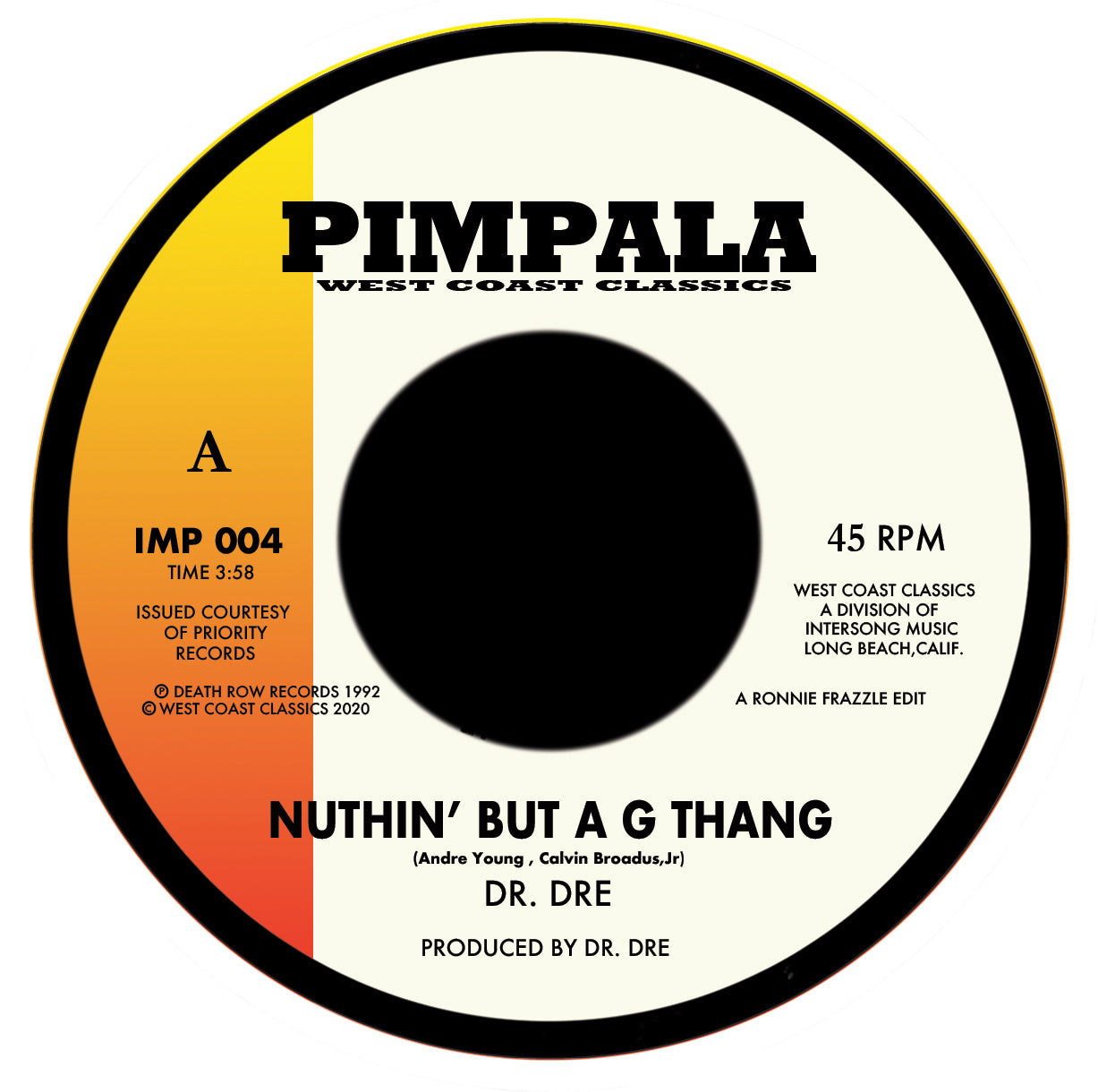 DR. DRE NUTHIN' BUT A "G' THING