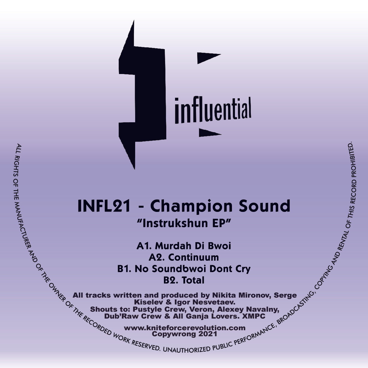 Champion Sound Crew - Instrukshun EP
