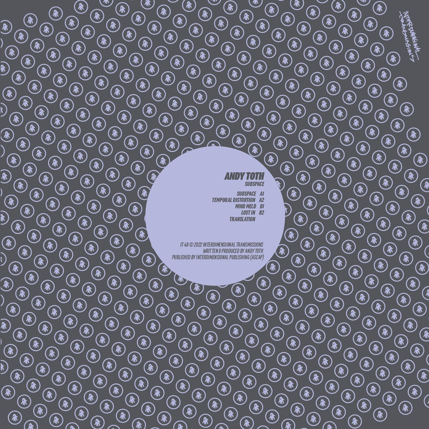 Andy Toth - Subspace EP