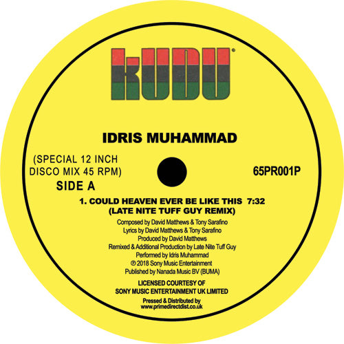 Idris Muhammad - Could Heaven Ever Be Like This (Late Nite Tuff Guy Remix)