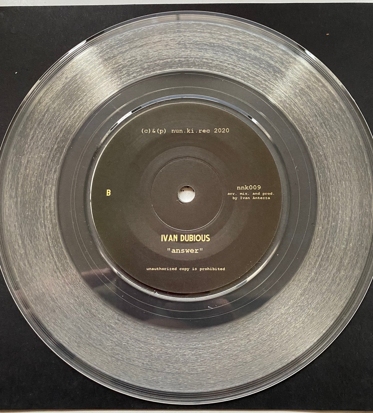 Ivan Dubious (Crystal Clear 7'')