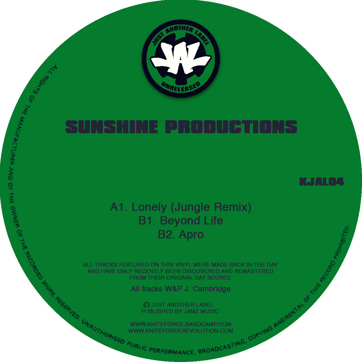 Sunshine Productions - Beyond Life EP