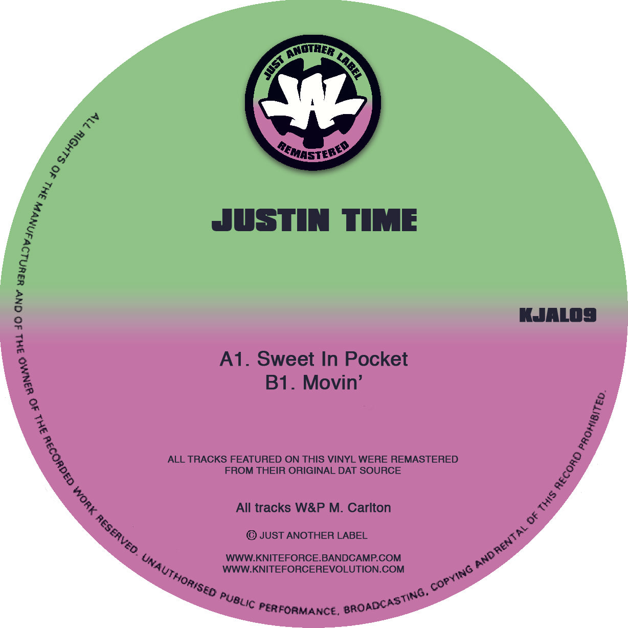 Justin Time - Sweet In Pocket EP