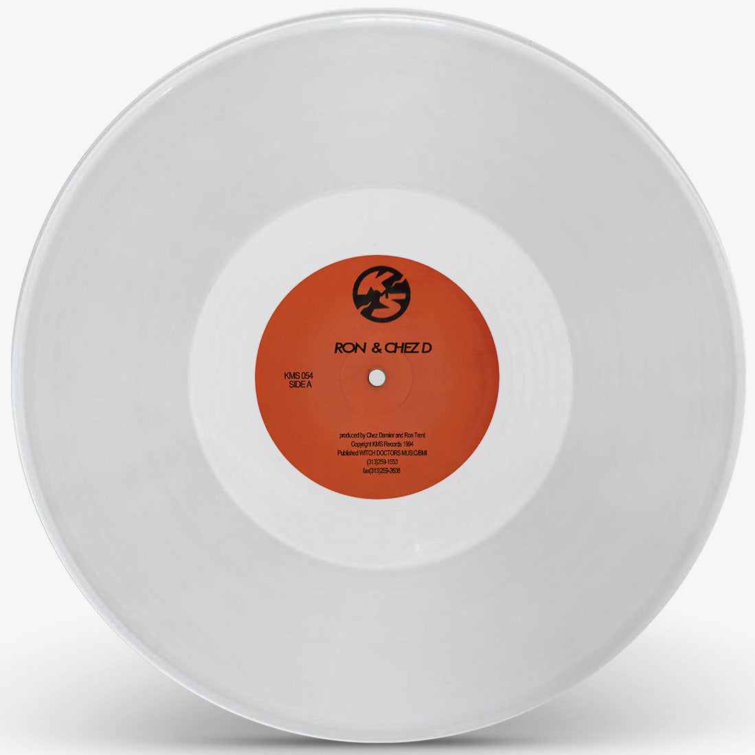Ron & Chez D (Ron Trent & Chez Damier) - Untitled (Clear Vinyl Repress)