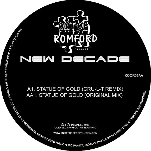 New Decade - Statue of Gold EP