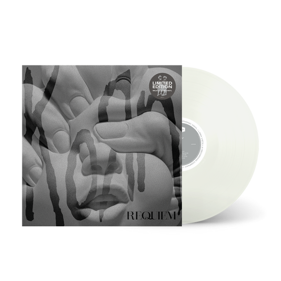 KORN – Requiem [Milky Clear Coloured Vinyl] (with limited edition KORN enamel pin badge)