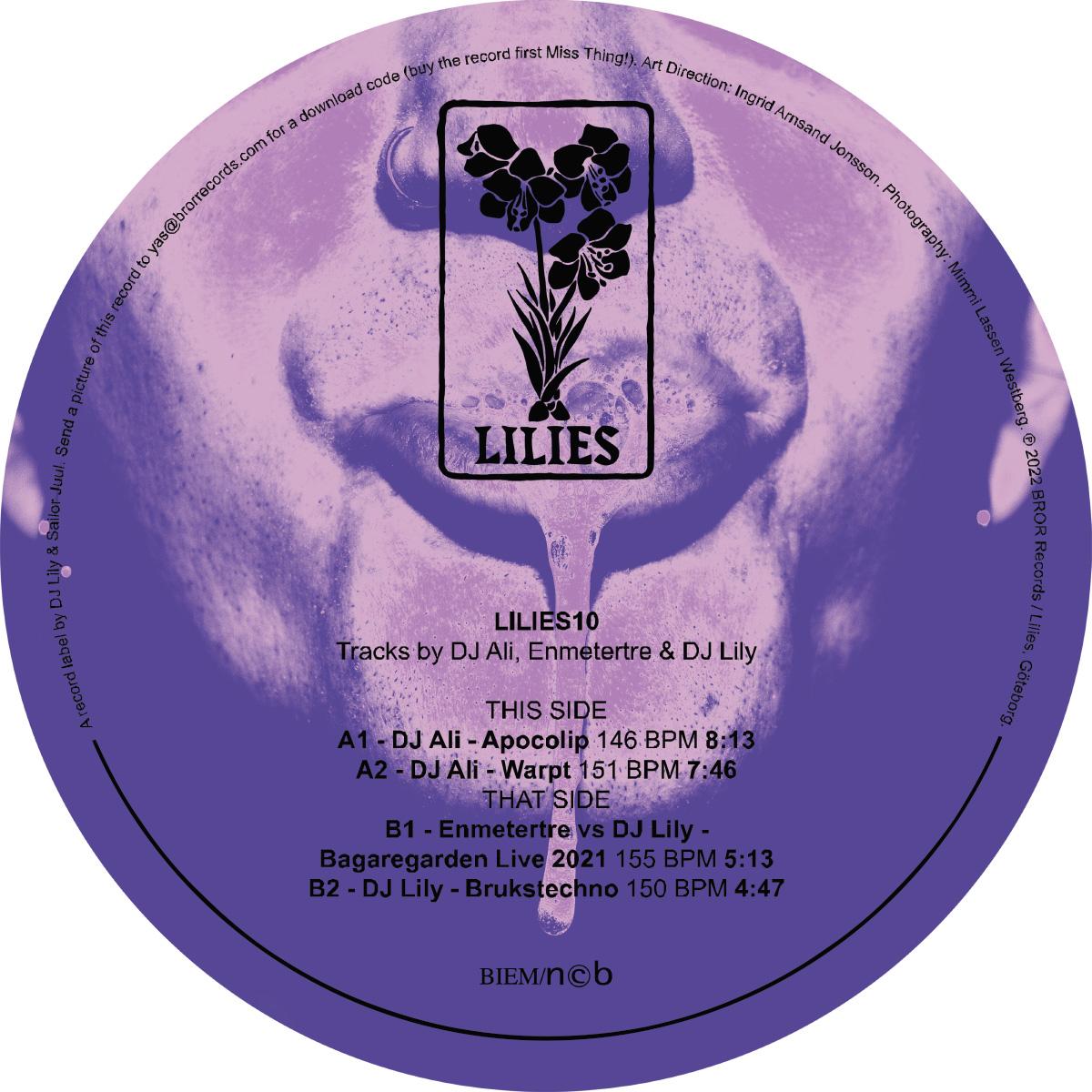 DJ ALI / DJ Lily / Enmetertre - LILIES10