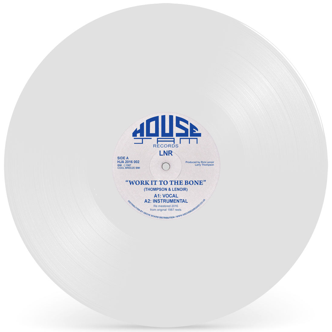 LNR - Work It To The Bone (White Vinyl Repress)