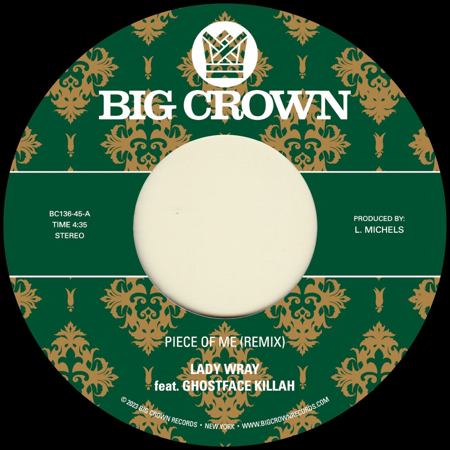 Lady Wray & Pete Rock - Piece Of Me (feat. Ghostface Killah)