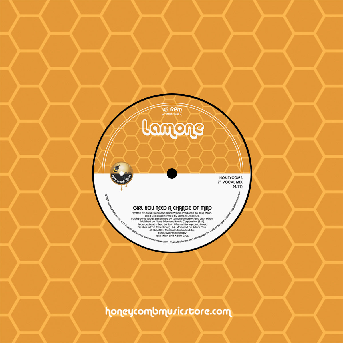 Lamone - Girl You Need A Change Of Mind (Honeycomb Mixes)