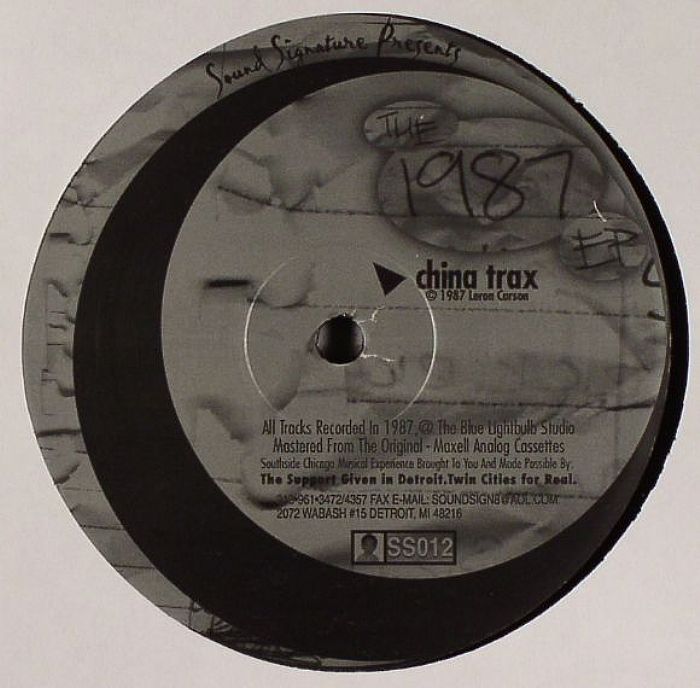 Leron CARSON & THEO PARRISH - The 1987 EP