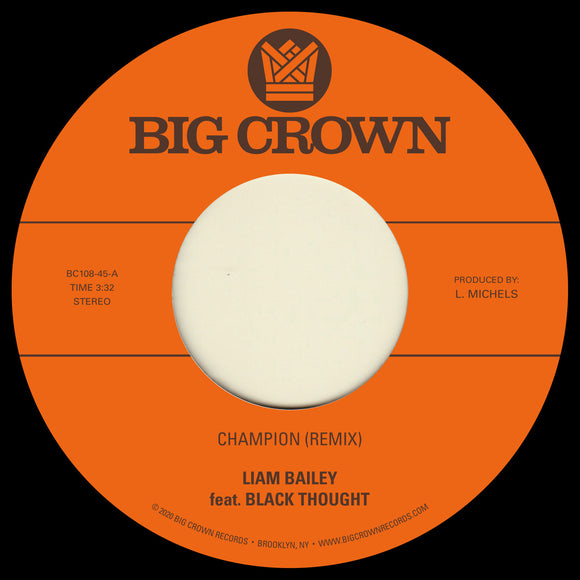 Liam Bailey Champion (Remix) feat Black Thought - Ugly Truth (Remix) feat Lee 