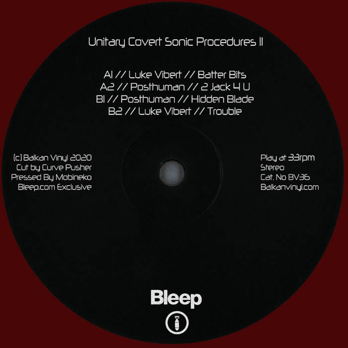 Luke Vibert & Posthuman - Unitary Covert Sonic Procedures II