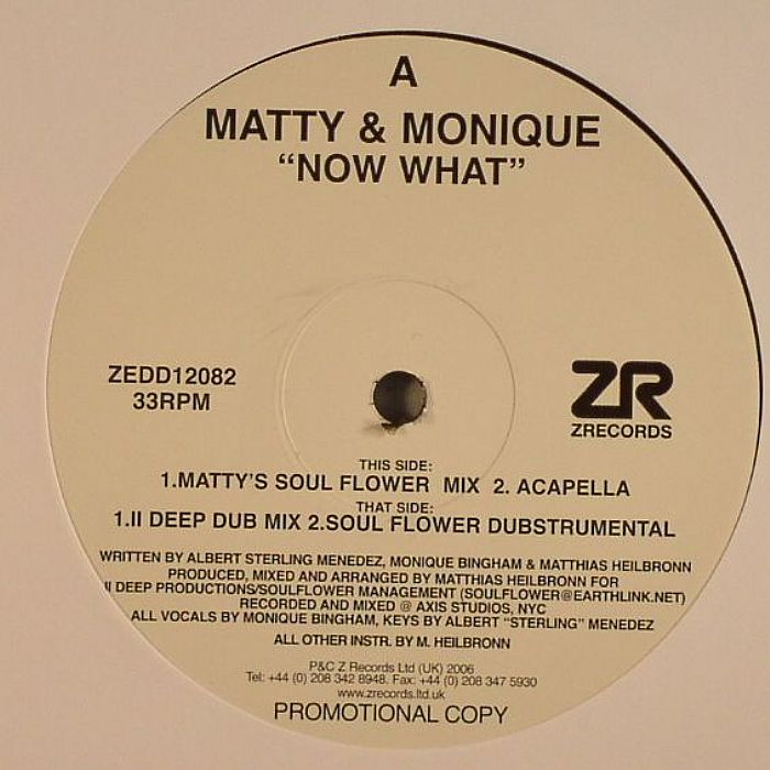 MATTY & MONIQUE - NOW WHAT