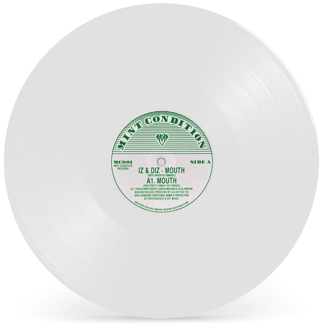 Iz & Diz - Mouth (Pepe Bradock Unreleased Mixes) (White vinyl Repress)