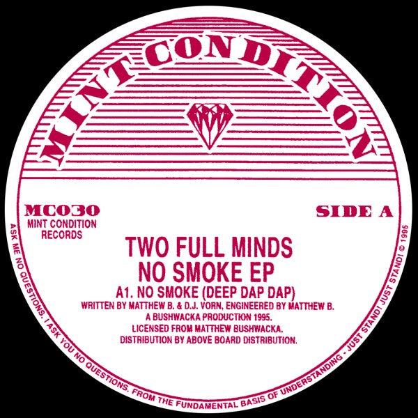 Two Full Minds - No Smoke EP