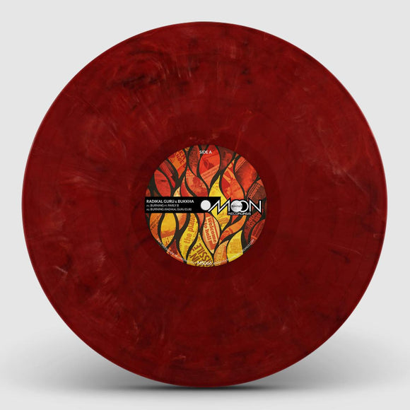 Radikal Guru & Bukkha - Burning [red marbled vinyl / label sleeve]
