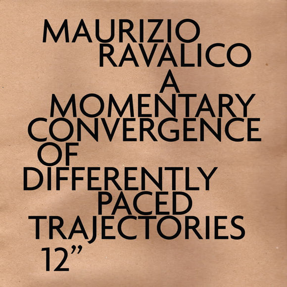 Maurizio Ravalico A Momentary Convergence of Differently Paced Trajectories
