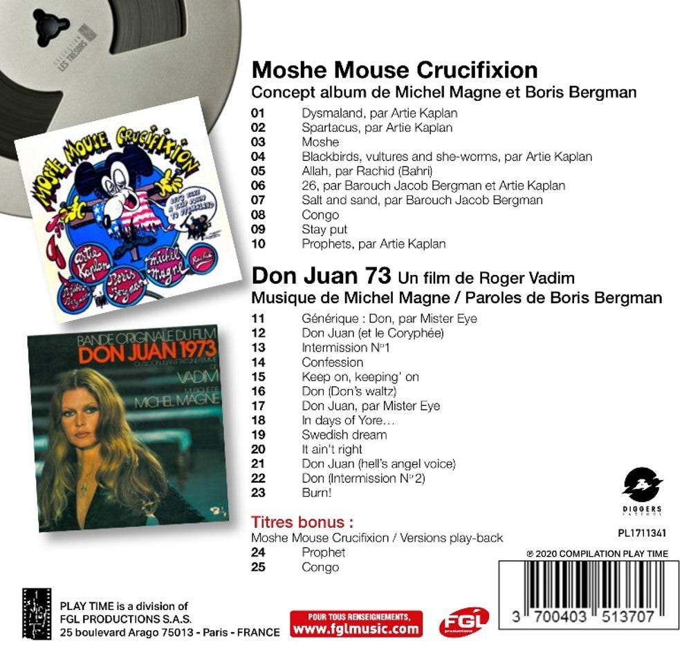 Michel Magne / Boris Bergman - Moshe Mouse Crucifixion / Don Juan 73
