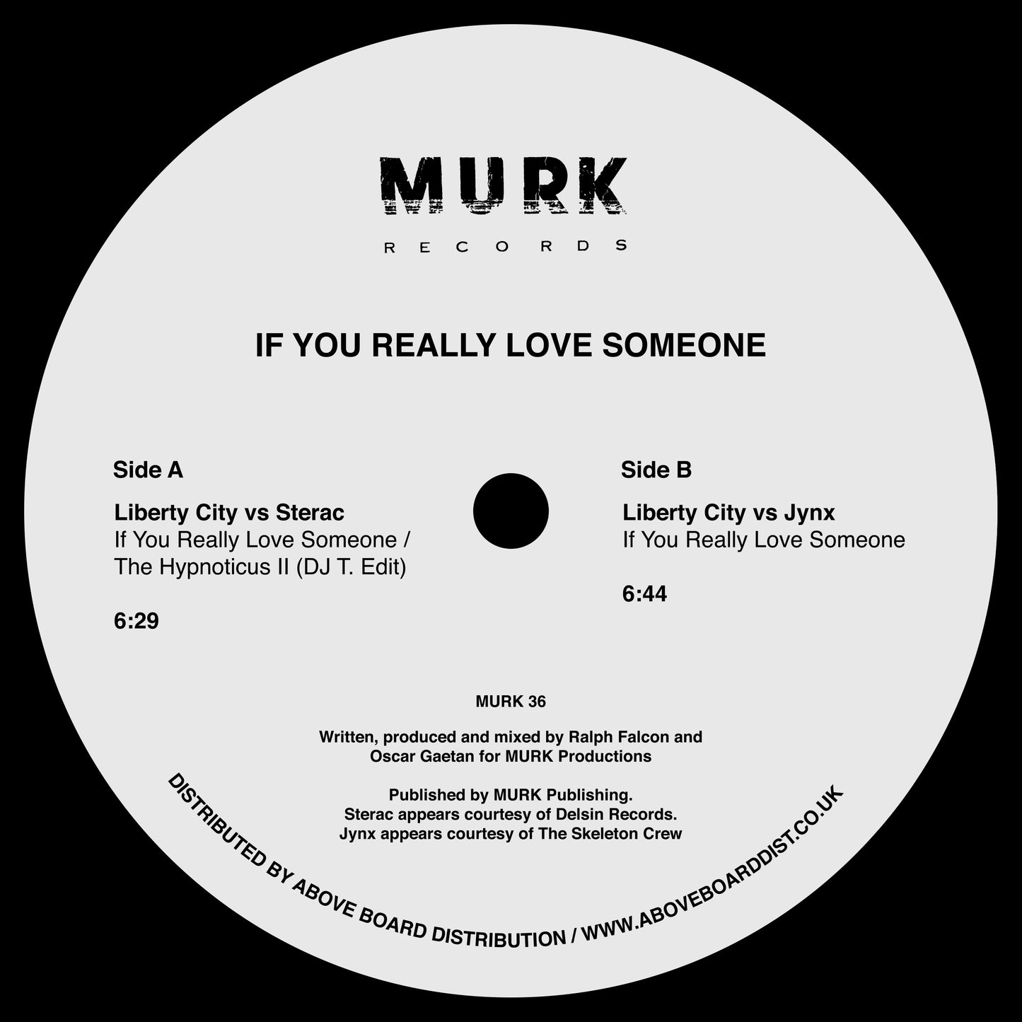 Liberty City - If You Really Love Someone (Inc Sterac / DJ T / Jynx remixes)