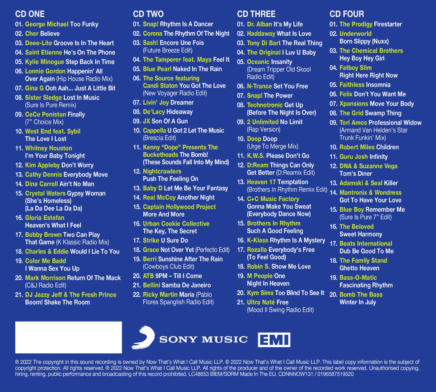 Various Artists - NOW That's What I Call 90s: Dancefloor