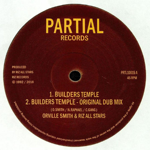 ORVILLE SMITH - BUILDERS TEMPLE