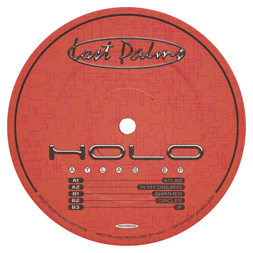 Holo - Atlas EP [red marbled vinyl / full colour sleeve]
