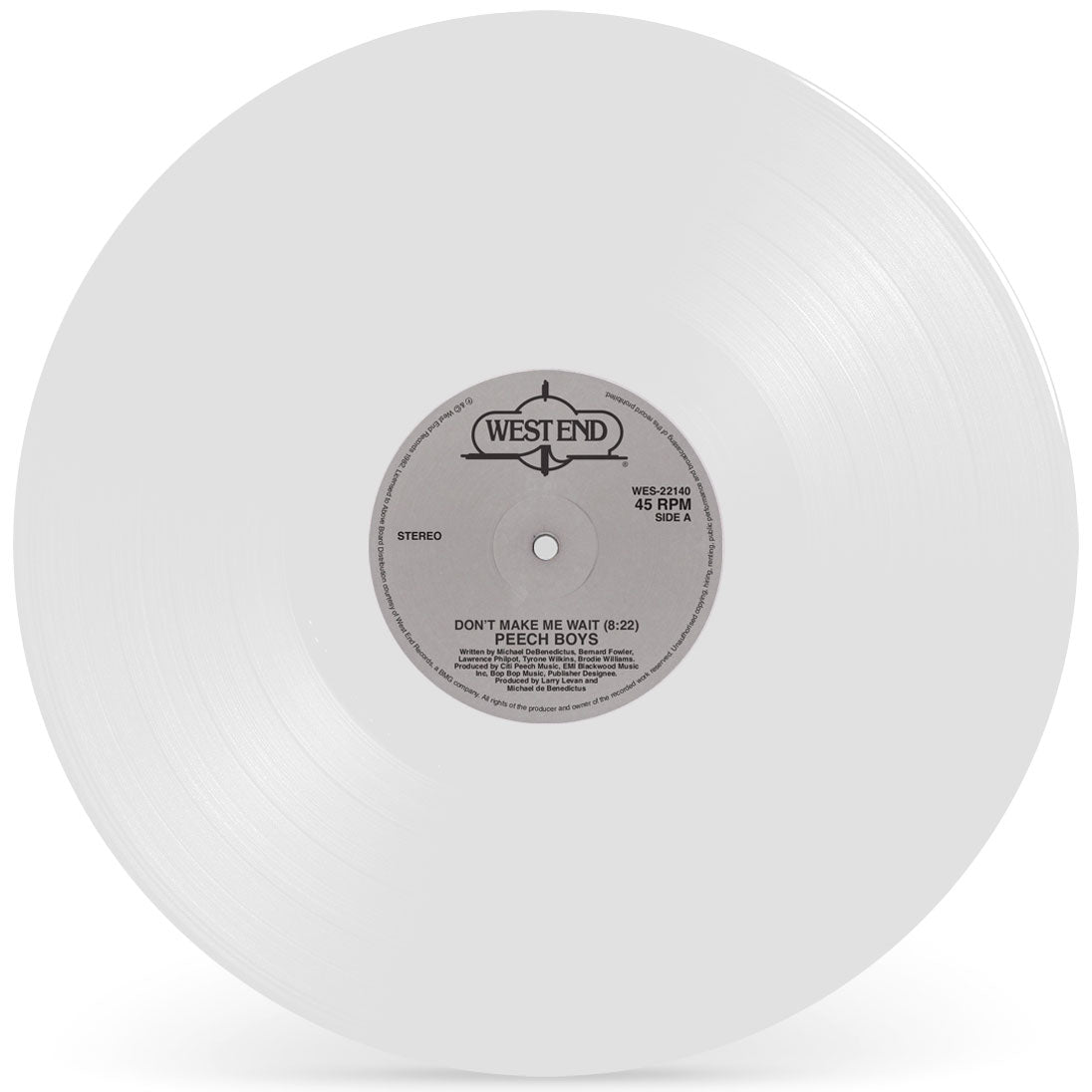 PEECH BOYS - DON'T MAKE ME WAIT (White vinyl Repress)