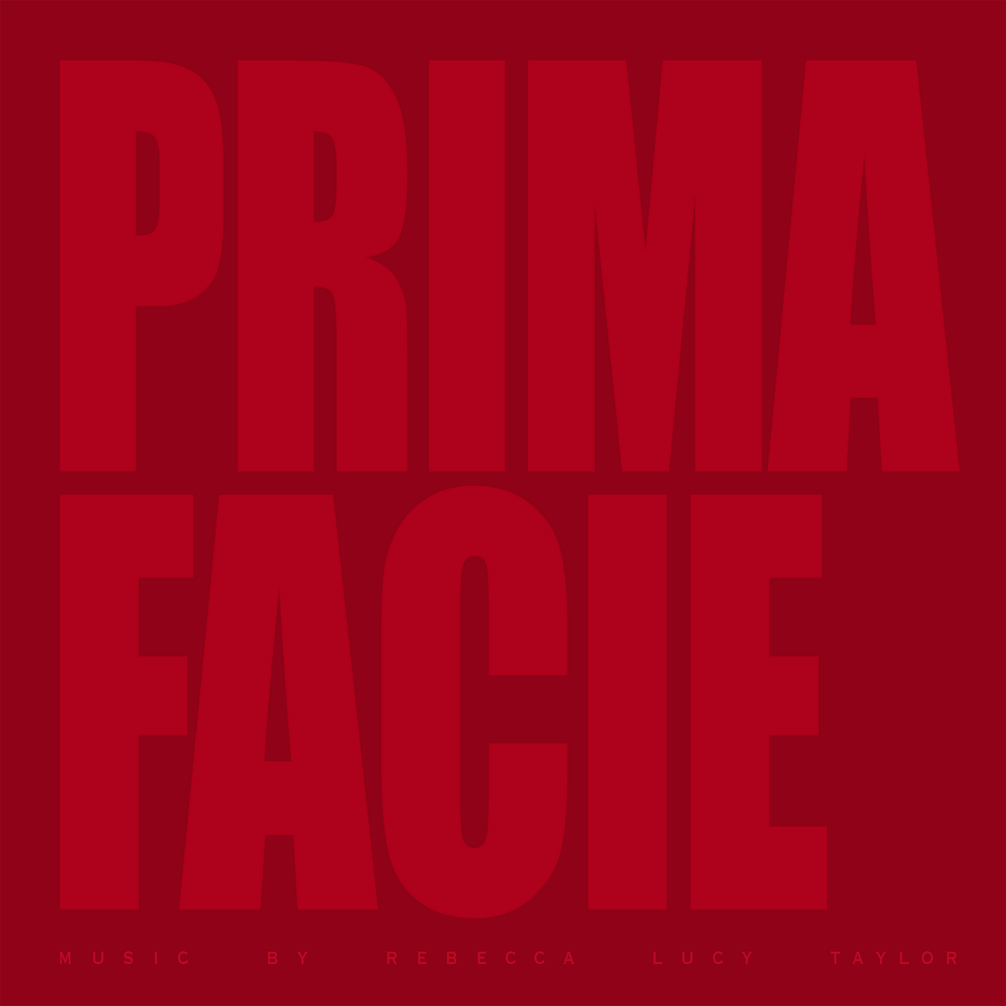 Self Esteem - Prima Facie - Original Theatre Soundtrack by Rebecca Lucy Taylor