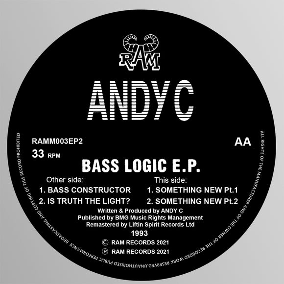 Andy C - Bass Logic E.P.  (1993)