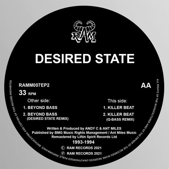 Desired State - Beyond Bass / Killer Beat (1993/94)