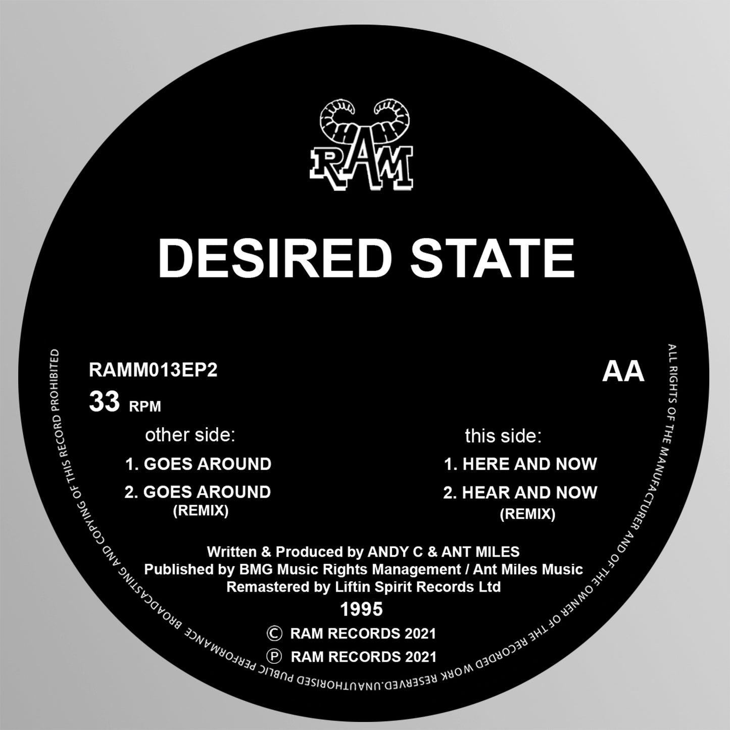 Desired State - Goes Around / Here and Now' (1995)