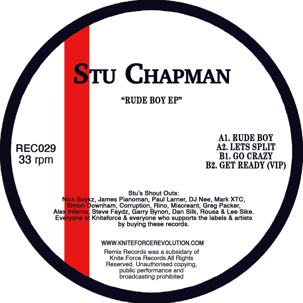 Stu Chapman - Rude Boy EP