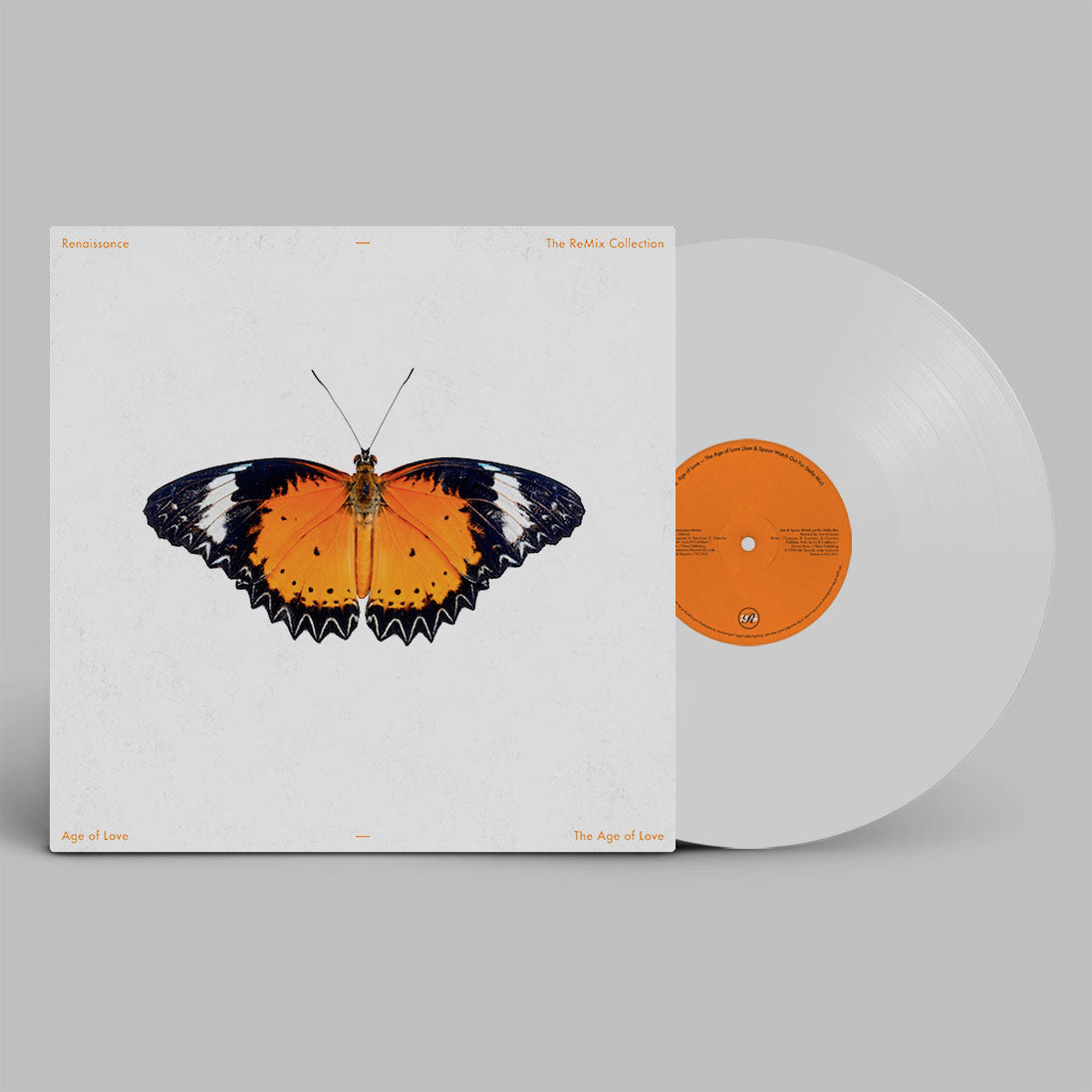 AGE OF LOVE - The Age Of Love (remix & original) (white vinyl 12")