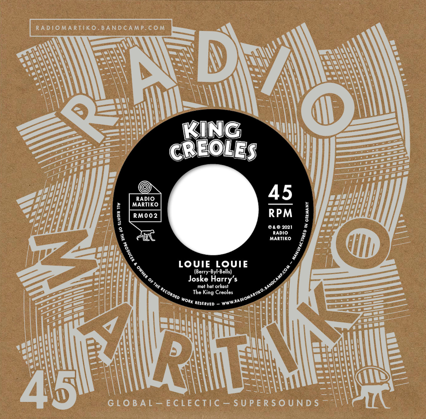 JOSKE HARRY'S / BURT BLANCA & THE KING CREOLES - Louie Louie/Taboo 69