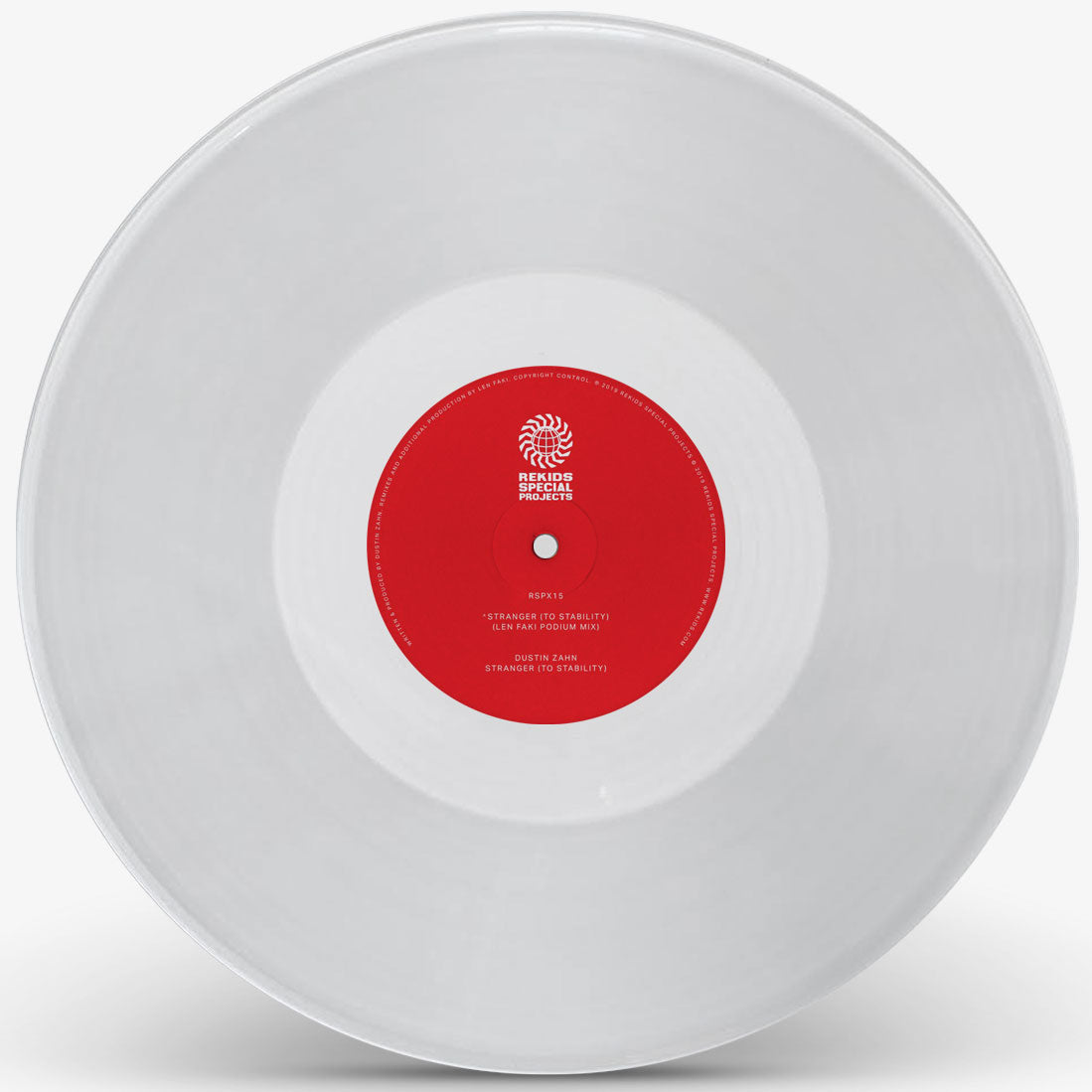 Dustin Zahn - Stranger (To Stability) (Len Faki Remixes) (Clear Vinyl Repress)