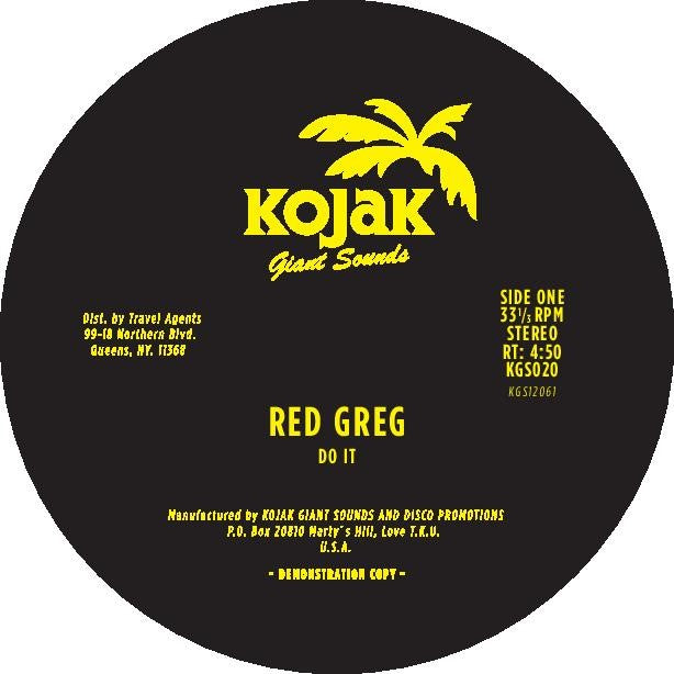 Red Greg - Do It / Peace