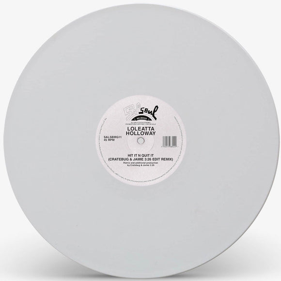 Loleatta Holloway - Hit It N Quit It (Cratebug & Jamie 3:26 Edit Remix) (White Vinyl Repress)