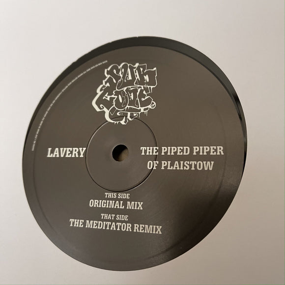 Lavery - The Piped Piper Of Plaistow (Incl The Meditator Remix) 10''