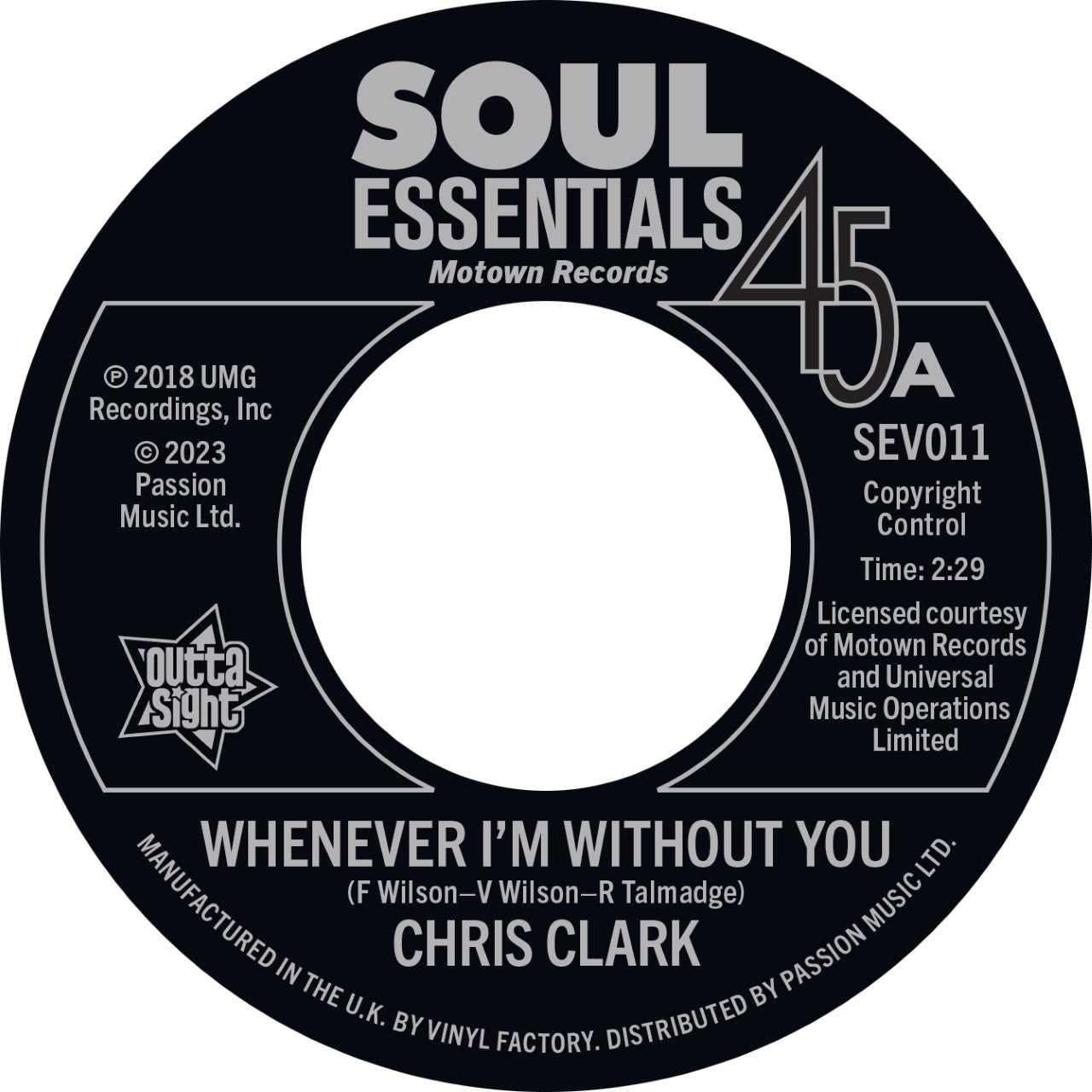 Chris Clark / The Temptations - Whenever I'm Without You