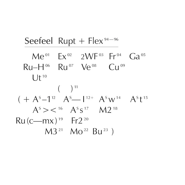 Seefeel - Rupt & Flex (1994 - 96)