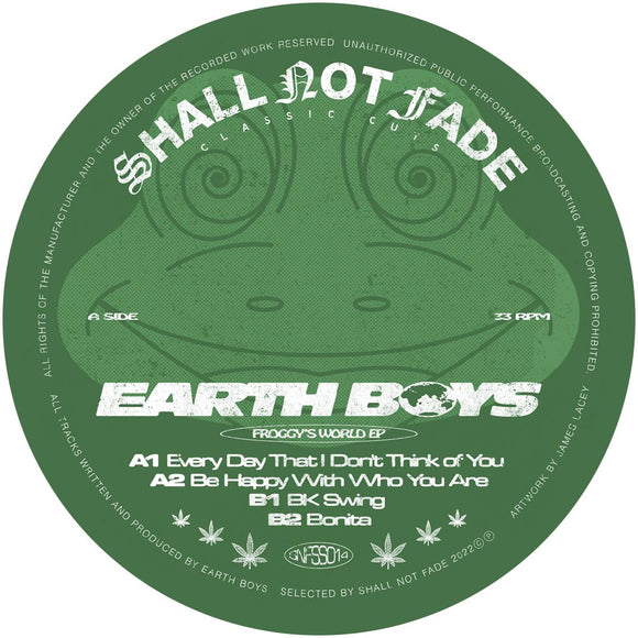 Earth Boys - Froggy's World EP [green vinyl / label sleeve]