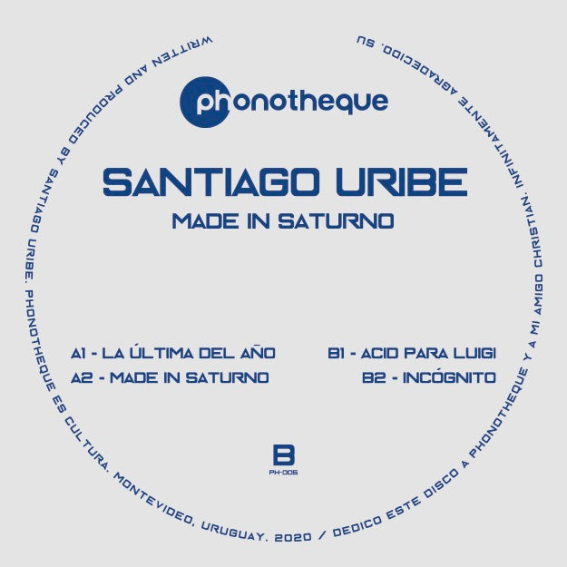 Santiago Uribe - Made In Saturno