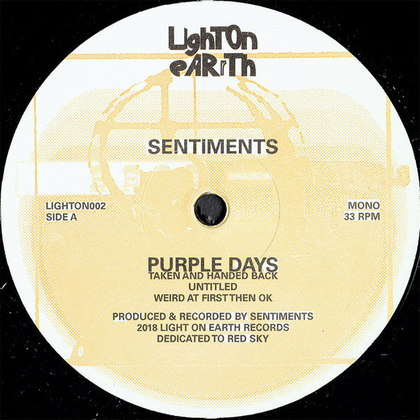Sentiments - Purple Days